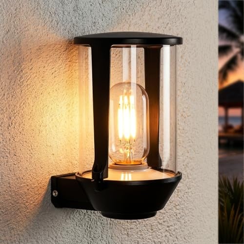 Glitzerlife LED Wandleuchte Aussen Aussenlampe Wand Außenwandleuchte