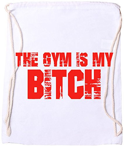 Luckja The Gym is my Bitch Baumwoll Stoffbeutel
