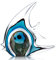 Tooarts Hanging Fish Wall Decoration in Iron, Creative artisan Ornament, Marine Life #14
