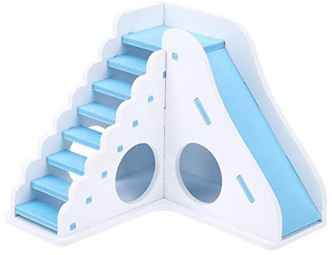 strimusimak Spielzeug, für kleine Haustiere, Hamster, Mäuse, Eichhörnchen, Holzleiter, Treppe, Spielzeug, Nest, Käfigdekoration