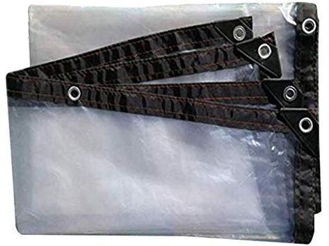 HUYYA Telo di Protezione Impermeabili con Occhielli, teloni rinforzati Telone Antistrappo Telo Retinato per Coperture Stoccaggio Edilizia,2x2m/6x6ft