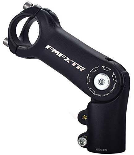 FOMTOR Verstellbarer Vorbau, 0 ~ 90 Grad, 110 mm, MTB, verstellbarer Fahrradvorbau für 31,8 mm-Handler, geeignet für die meisten Mountainbike, Rennrad, BMX
