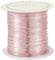 Beadthoven Kupferdraht, 0,3 mm, anlaufgeschützt, 72 m, biegsame Metalldrähte, Rotgold, für Schmuckverpackung, Perlenstickerei, Skulpturen, Basteln