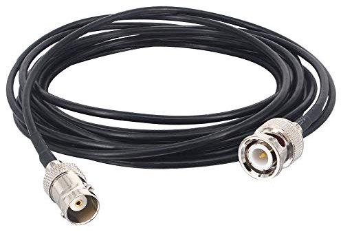 Boobrie BNC Male to Female Cable 3M BNC Male to BNC Female Cable 50ohms BNC Coax Cable RG174 BNC Extension Cable Male to Female HD Video Cable Coax Jumper Cable for CCTV Broadcast Video SDI Lead Cable