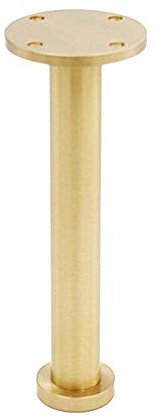 GLP Pieds de meuble en cuivre pour table basse Doré 11–21 cm (Taille : 11 cm)