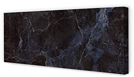 Tulup Peinture sur toile 125x50cm Tableau Decoration Murale Photo Paysage Image Mur - Marbre mur de pierre