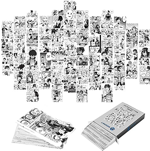 My Hero Academia (MHA) Posters - Anime Wall Collage for Bedroom Decor - 50PCS 4X6 INCH