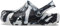 Crocs Classic Clog T, Zuecos Unisex niños, Black White, 19/20 EU