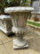 Urne en pierre cannelée | Statue de jardin extérieur antique classique pot de fleurs décoration vase