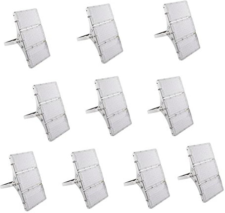 Sararoom 10Pcs 300W Focos LED Exterior 30000LM 6500K Blanco frio Proyector LED Exterior IP65 Impermeable Luz de Seguridad - Ángulo de haz 120° Reflector LED Floodlight para Jardín Garaje Patio Taller