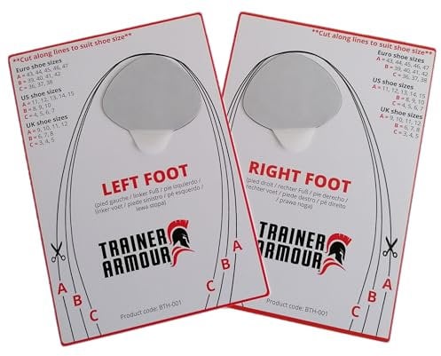 Cache-trous pour gros orteil pour chaussures de course et chaussures en tissu Blanc autocollant avec applicateur astucieux Résistant et invisible lors de la pose Également pour réparation de