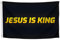 Jesus is King Flagge mit 2 Messingösen, Wanddekoration für Schlafzimmer, religiöse, coole Flaggen, Banner für Zimmer, Jungs, Studentenwohnheim, christliche Flaggen für drinnen oder draußen, 90 x 150