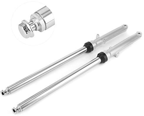 Ammortizzatore olio Forcella Anteriore, Sospensione Shock Fork Anteriore, Tubi Forcella Anteriore Moto in Acciaio Inossidabile, 2 Pezzi 27