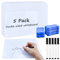 HEKOBAG 5 Stück Whiteboard A4/A5 Schreibtafel Abwischbar Whiteboards Doppelseitig Kleine Whiteboard Tafel 2 Größen Mini Tafel mit 5 Stiften und 5 Radiergummis für Schüler Klassenzimmer Zuhause