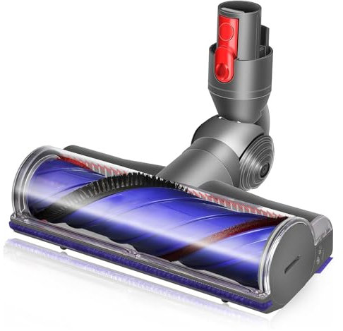 AECEVAN Elektrische Bürste Kompatibel für Dyson Staubsauger V7 V8 V10 V11 V15, Ersatzteil Direktantrieb Reiniger Kopf, Turbobürste Bodendüse Zubehör Ersatzteile für Hartboden Kacheln und Teppiche