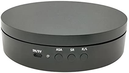 Bestvisse Giradischi rotanti elettrici 3 velocità 360 gradi motorizzato giradischi Display Stand Fotografia Video Puntelli
