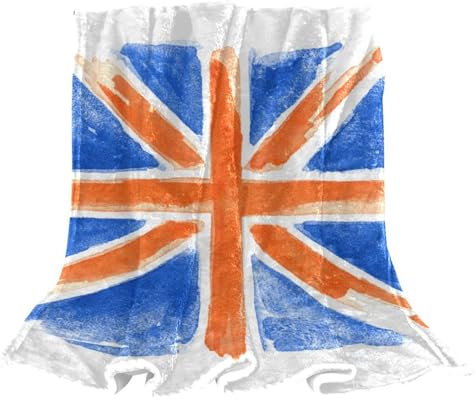 Kuscheldecke Union Jack Flauschig Decke Weich Warme Fleecedecke Für Couch Bett Sofa 150×100cm