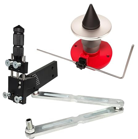 DPHXF Mower Blade Sharpener & Balancer Replace 5005、42-047 Blac,15°-45° Adjustable Magnetic Mower Blade Balancer for Many Types of Mower Blade