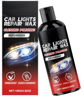 LIbgiubhy Auto Scheinwerfer Poliermittel Kratzer Remover Reparaturschwerellicht Erneuerung Flüssigkeit Scheinwerfer Restoration Auto