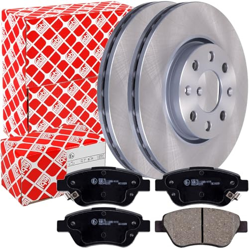 febi Bremsscheiben 257mm + Beläge vorne passend für ADAM + Corsa D