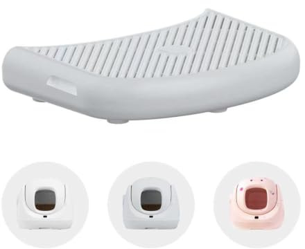 CATLINK Treppe für Baymax Katzentoilette, grau | für selbstreinigende Katzentoilette, geeignet für Seniorenkatzen und Kätzchen, mit Streu-Auffanggitter