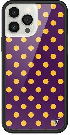 Wildflower Cases - Hülle kompatibel mit iPhone 13 Pro Max | Schwarzer Gummischutz, 4 Fuß Falltestzertifikat, von Frauen geführtes kleines Unternehmen | Elegant und klassisch mit Flecken von