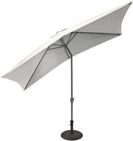 Sombrilla vertical de aluminio 3 x 2 m, gris