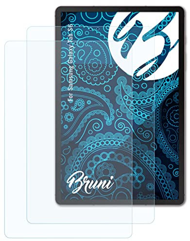 Bruni Schutzfolie kompatibel mit Samsung Galaxy Tab S6 Folie, glasklare Displayschutzfolie (2X)