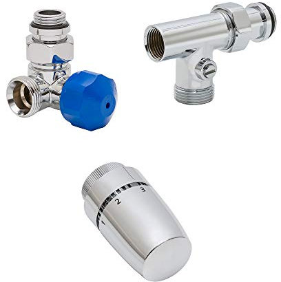 Schulte EP7062002-3 Mischbetrieb Thermostat-Set, verchromt