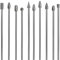 Bestgle 6mm Acero Metal duro Juego de fresas de diamante de corte para taladro amoladora set para fresa Dremel perforación, pulido, grabado
