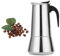Nicoone Stovetop Espresso Maker,Stainless Steel Italian Coffee Maker Moka Pot with Filter,600ml/12 Cup Classic Cafe Maker for Induction Hob