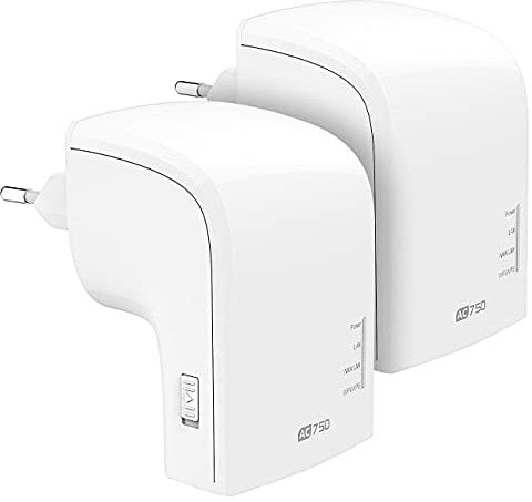 7links Universal WLAN Repeater: 2er-Set Dualband-WLAN-Repeater, Access-Point und Router, 750 Mbit/s (WLAN-Verstärker Dualband, WLAN-Basisstationen)