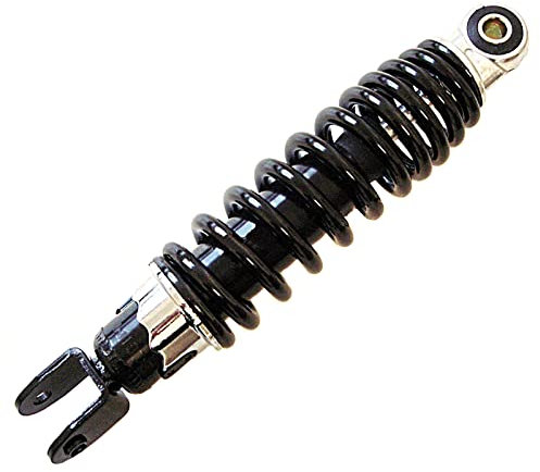 Stoßdämpfer Federbein Einbaumaß 245mm hydraulisch schwarz Montage hinten für Roller Scooter