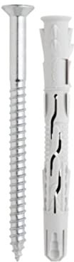 BATIFIX Allzweck Rahmendübel | Langschaftsdübel | hochwertiger Dübel mit Senkkopf Schraube | ETA Zulassung | Fensterrahmendübel | Spreizdübel (25, 8x60 mm)