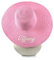 One Piece Embroidered Custom Straw Hat Beach Big Brim Sun Hat Women's Wide Brim Sun Hat Bright Pink