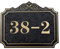 Hausnummer Personalisiert Hausschild Retro Hausnummernschild mit Nummer Straßenname Türnummer Schild Groß Haustürschild Individuell Türschilder Aufkleber Türschild Haustür Garten Büro Firma Hotel