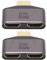 Lot de 2 Adaptateurs HDMI Mâle vers Femelle, 2K 60 Hz 1 Entrée 2 Sorties Mâle vers Double Femelle Répartiteur Vidéo avec Voyant Lumineux, Extension HDMI pour TV, Ordinateurs