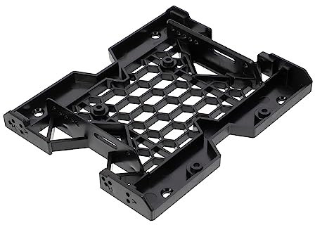 Mikikit 2PCS 2.5 to 3.5 Hard Drive Adapter Mounting Bracket, Ssd Caddy Hard Drive Bay Converter for Desktop Pc, Ideal for Home Office Use