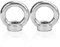 Tuerca De Anilla, Tuerca De Ojo De Elevación Acero Inoxidable 2 Uds M16, M20, M22, Forma De Anillo Métrico Tuerca De Ojo Elevación Anillo Hembra Ojales De Elevación Para Barcos, Yates, Cruceros(M16)