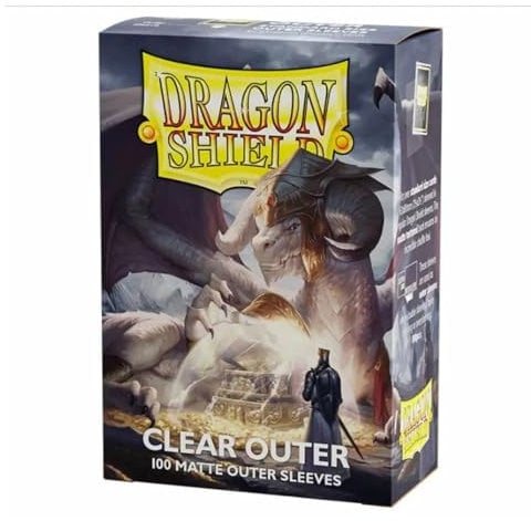 Arcane Tinmen Dragon Shield 13002 Matte Clear Outer Sleeves 100 Count