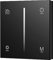 Black Touch Glass Panel Triac Dimmer Wall Switch AC 100-240V RF 2.4GHz 1 Chanel Max 1.5A 150-360W
