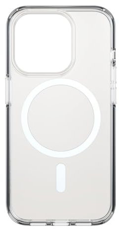 Black Rock Hülle für iPhone 15 Pro (MagSafe kompatibel, slim, TPU, robust, stoßdämpfend, antibakteriell, durchsichtig, Cover, Handyhülle für iPhone 15 Pro, Case, Handycase) transparent
