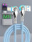 Cavo Lightning per iPhone con rotazione a 180 gradi, certificato Apple MFi, cavo di ricarica rapida da USB A a Lightning, 1,8 m, in nylon intrecciato per iPhone, cavo di ricarica rapida per iPhone