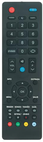 ROLLGAN Mando a Distancia de Repuesto Apto para TD Systems,Compatible Model:K32DLM8HS K32DLM8S K32FMN9GT K40DLM8FS K24DLM8HS K50DLM8FS K50DLM8US