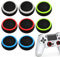 OIGWBPH 8 coppie joystick di ricambio in silicone, copertura dei tappi dei pulsanti, tappi fittizi con impugnatura per joystick, precisione aumentata, longevità, per controller PS5, PS4