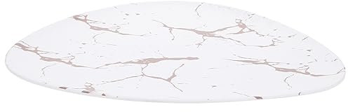 Hohopeti Kitchen Tableware Cookies Plate Melamine Marble Jewelry Tray Fall Serving Tray
