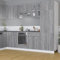 Iiaky Hängeschrank Wandschrank HäNgend KüChenoberschräNke HäNgeschräNke Glas Grau Sonoma 60x31x60 cm Holzwerkstoff