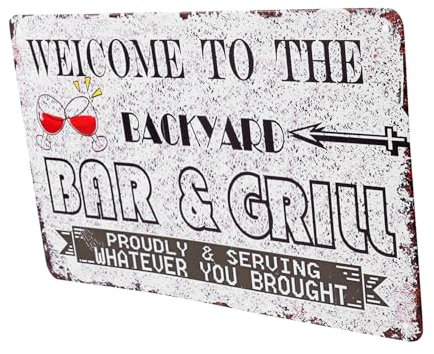 IMIKEYA Lustiges Barschild Für Zuhause Namensschild Für Die Wandbar Eisenmalerei Metallwanddekoration Vintage-barschilder Metallplakate