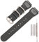 Nylon Armband Kompatibel mit Casio W735H AQS810 AEQ110BW AE1200WH W800HG A158WA Heavy Duty Metall Ring Uhrenarmband 18mm Ersatz Drahtband (Black steel buckle)