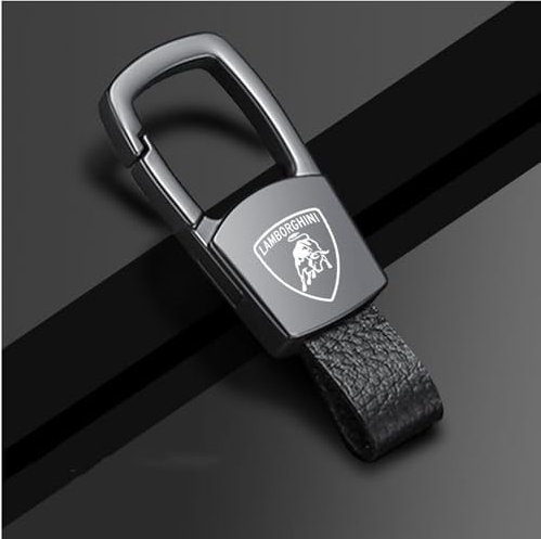 ZGNBKLS Porte Clef Voiture pour Lamborghini Huracan Aventador Urus Gallardo, Durable Porte Clé Voiture Accessoires pour Clés de Voiture,B